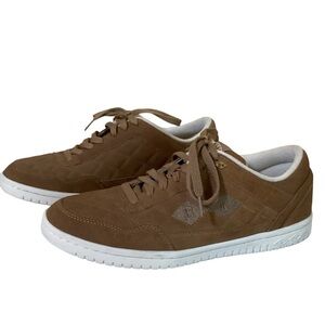 British Knights Men’s Tan Suede Lace Up Sneakers.  Size 12